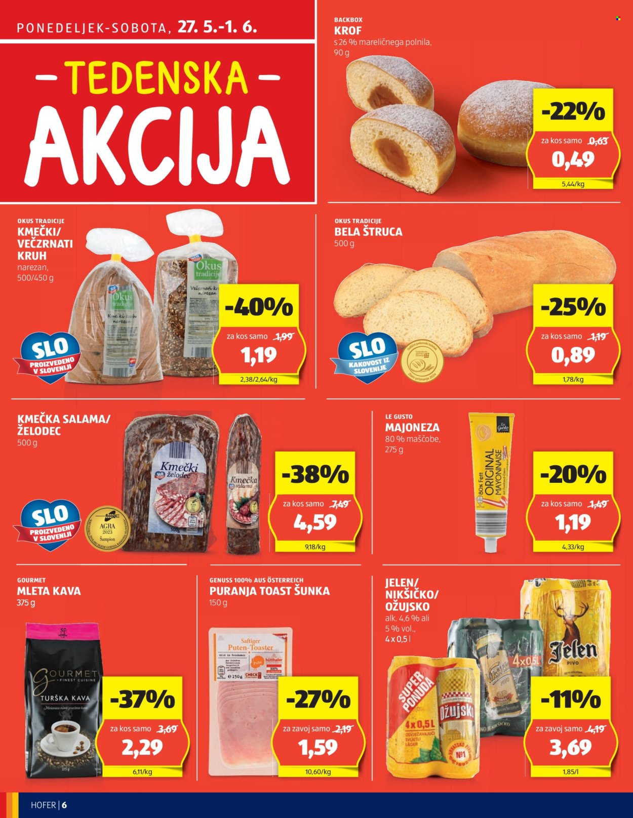Hofer katalog - 23.5.2024 - 1.6.2024. Stran 6