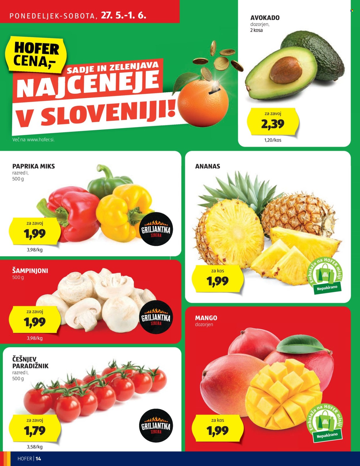 Hofer katalog - 23.5.2024 - 1.6.2024. Stran 14