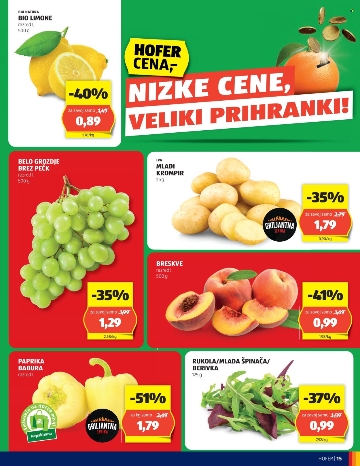 Hofer katalog - 23.5.2024 - 1.6.2024. Stran 15