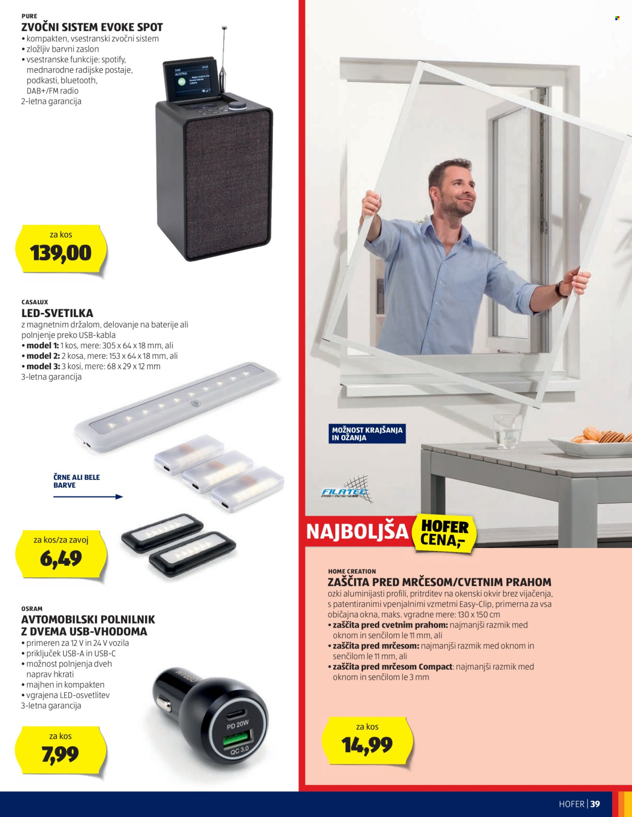 Hofer katalog - 23.5.2024 - 1.6.2024. Stran 39