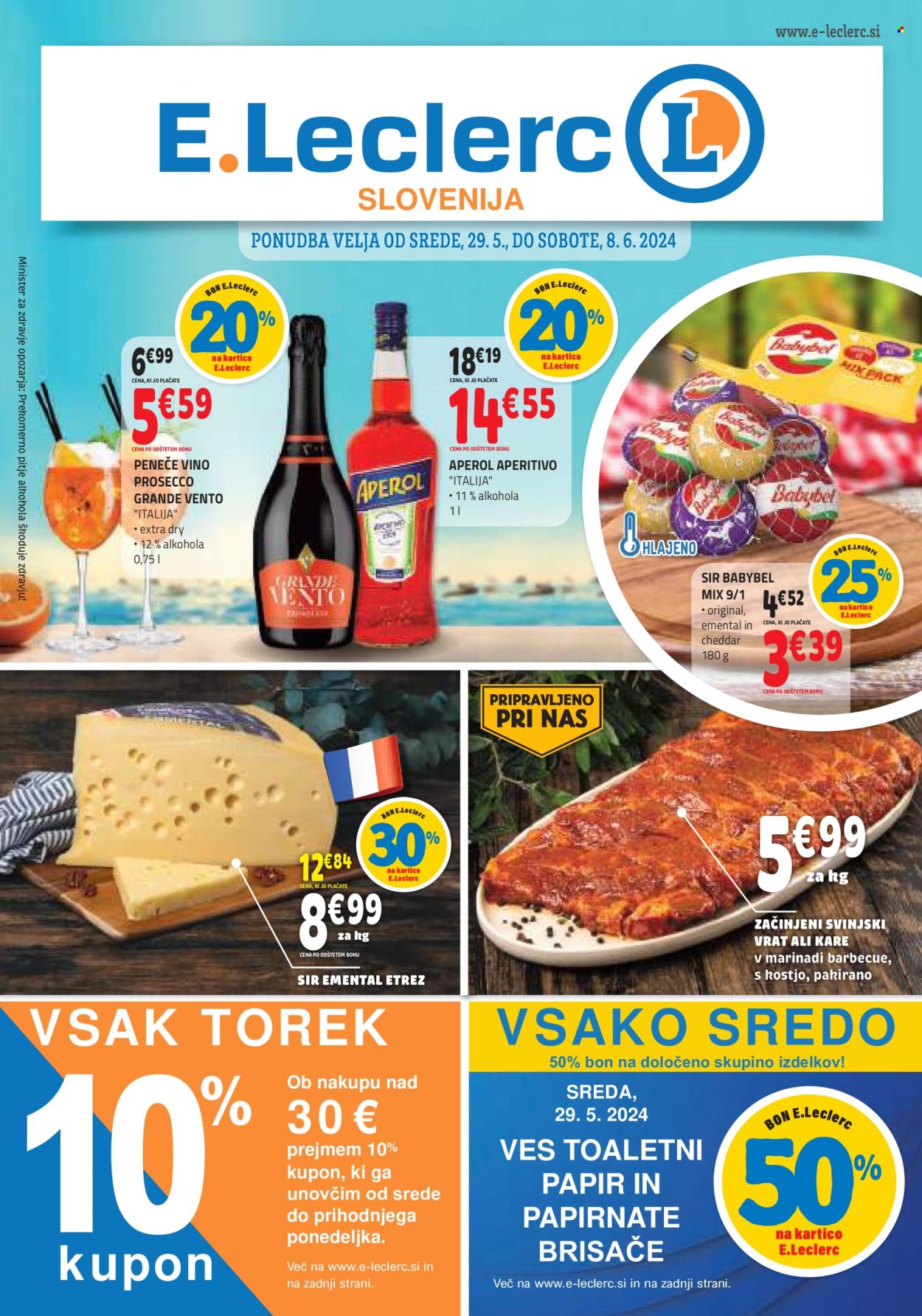 E.Leclerc katalog - 29.5.2024 - 8.6.2024. Stran 1