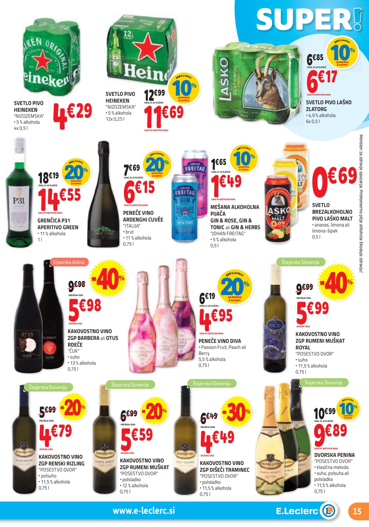 E.Leclerc katalog - 29.5.2024 - 8.6.2024. Stran 15