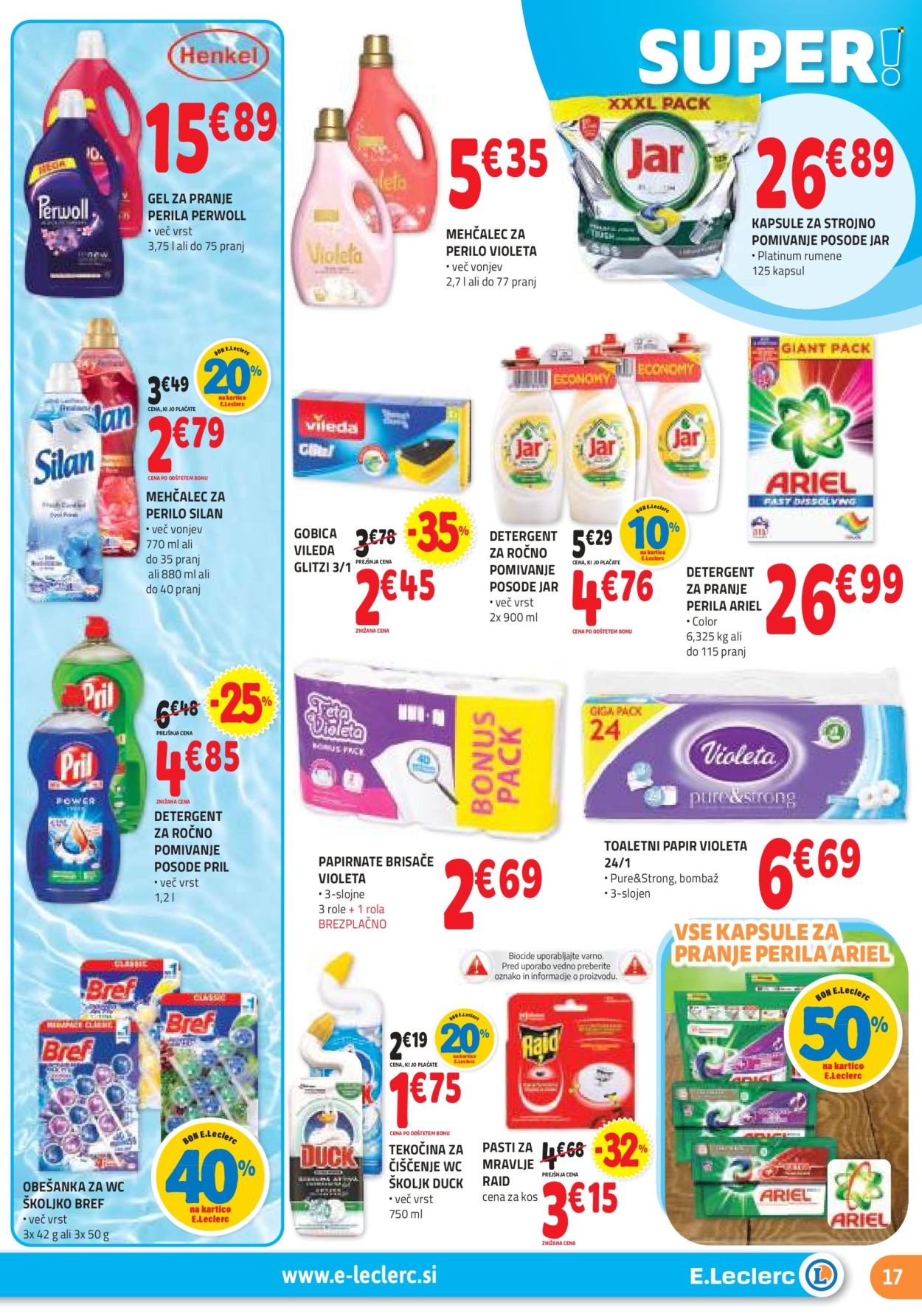 E.Leclerc katalog - 29.5.2024 - 8.6.2024. Stran 17
