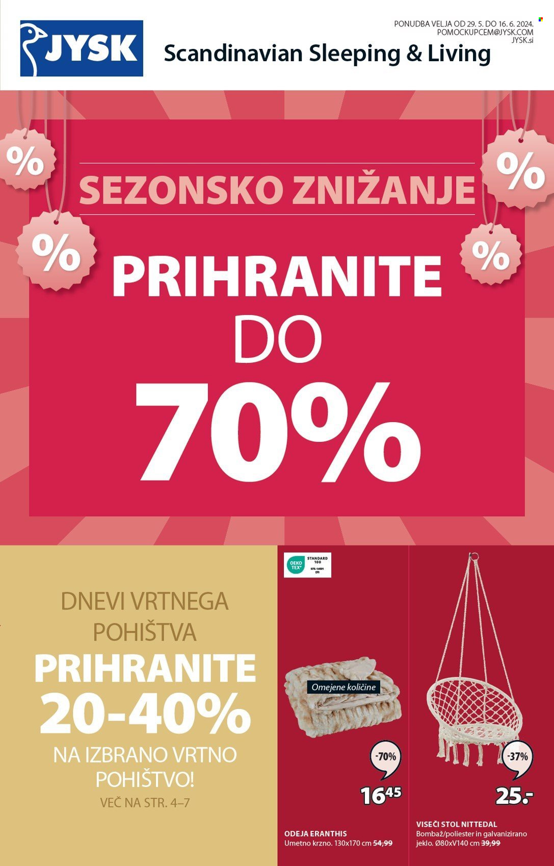JYSK katalog - 29.5.2024 - 16.6.2024. Stran 2