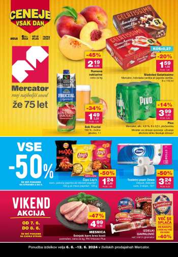 Mercator katalog - 6.6.2024 - 12.6.2024.