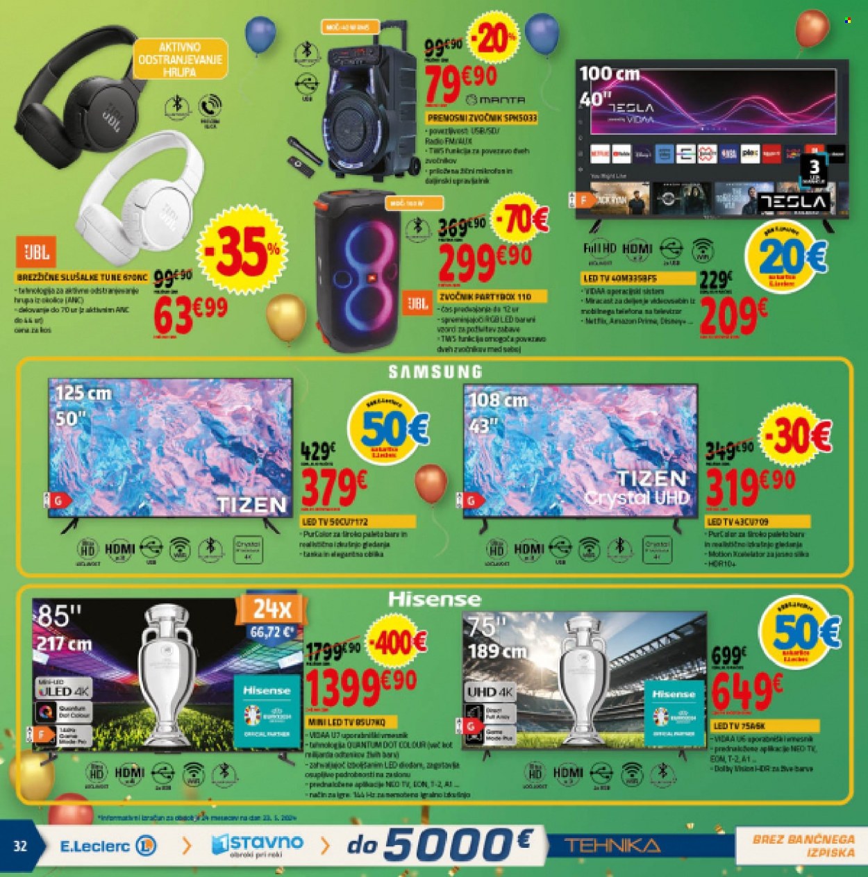 E.Leclerc katalog - 5.6.2024 - 15.6.2024. Stran 32