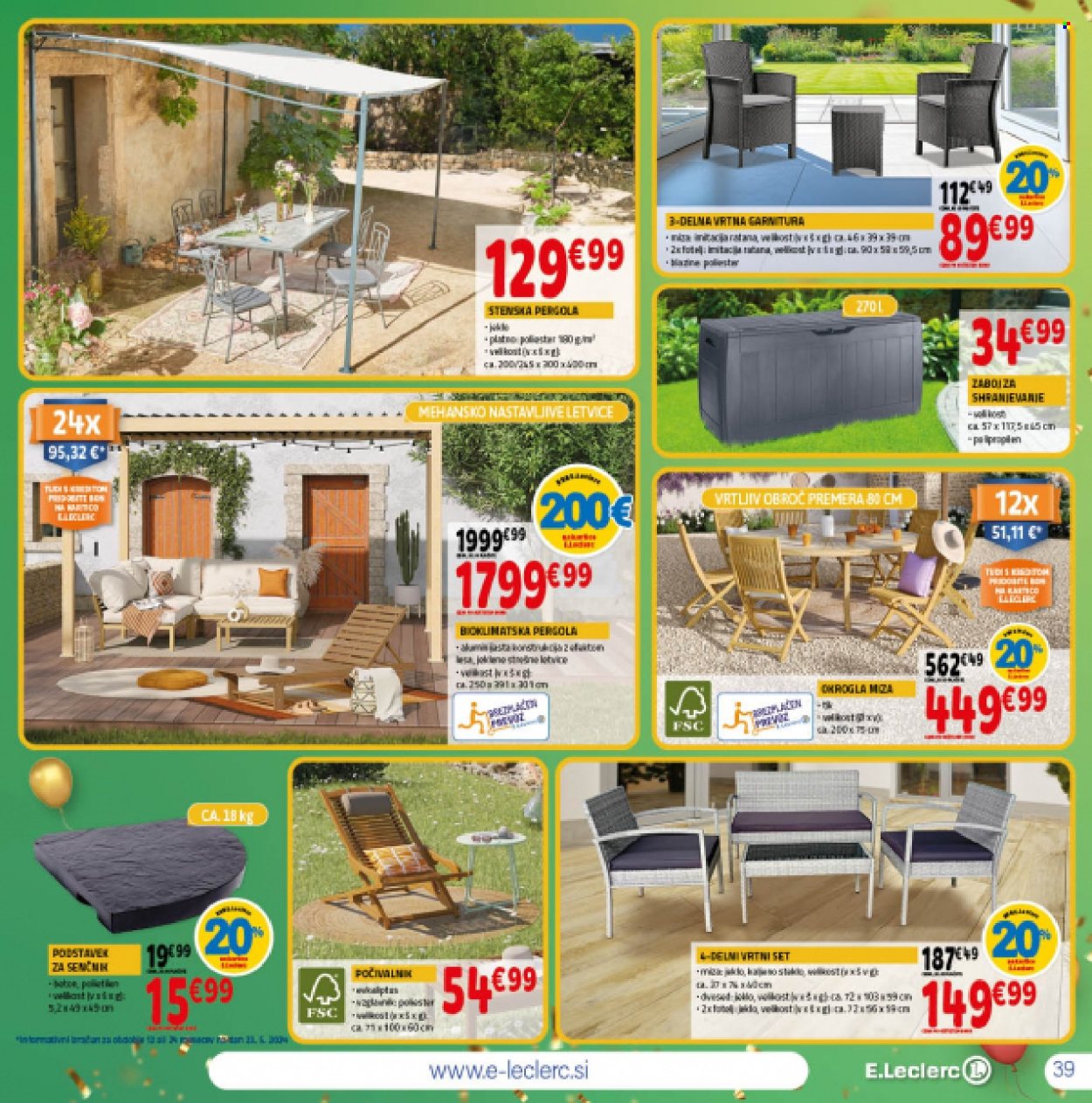 E.Leclerc katalog - 5.6.2024 - 15.6.2024. Stran 39