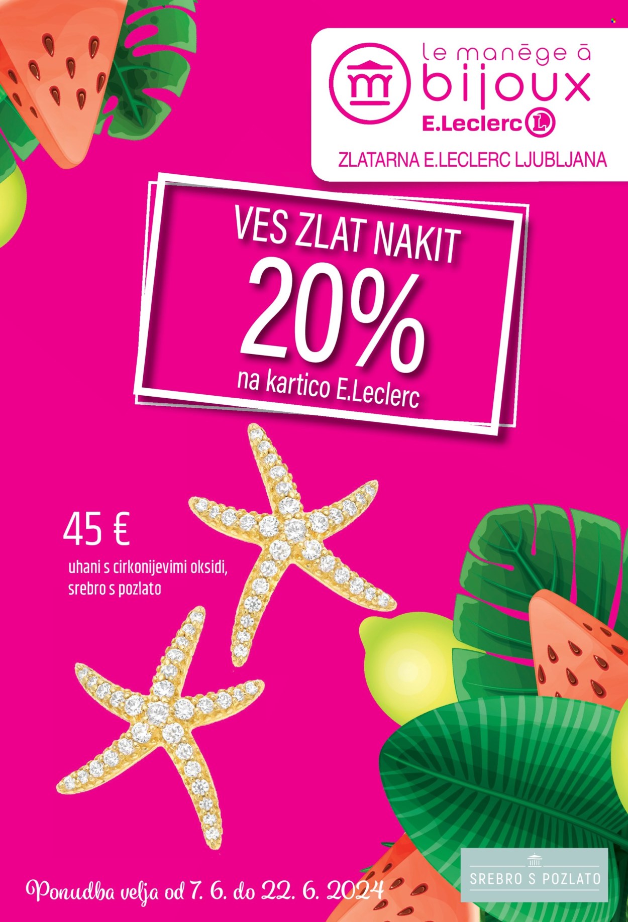 E.Leclerc katalog - 7.6.2024 - 22.6.2024. Stran 1
