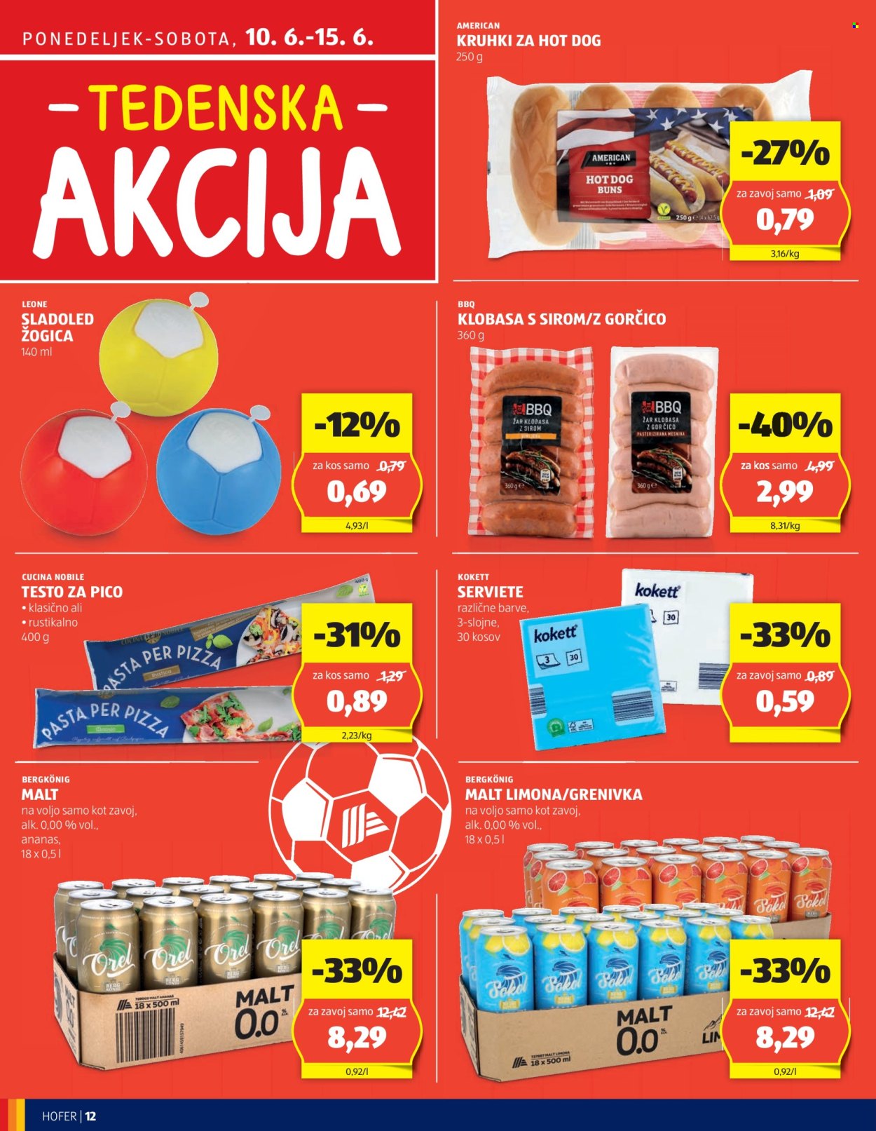 Hofer katalog - 6.6.2024 - 15.6.2024. Stran 12