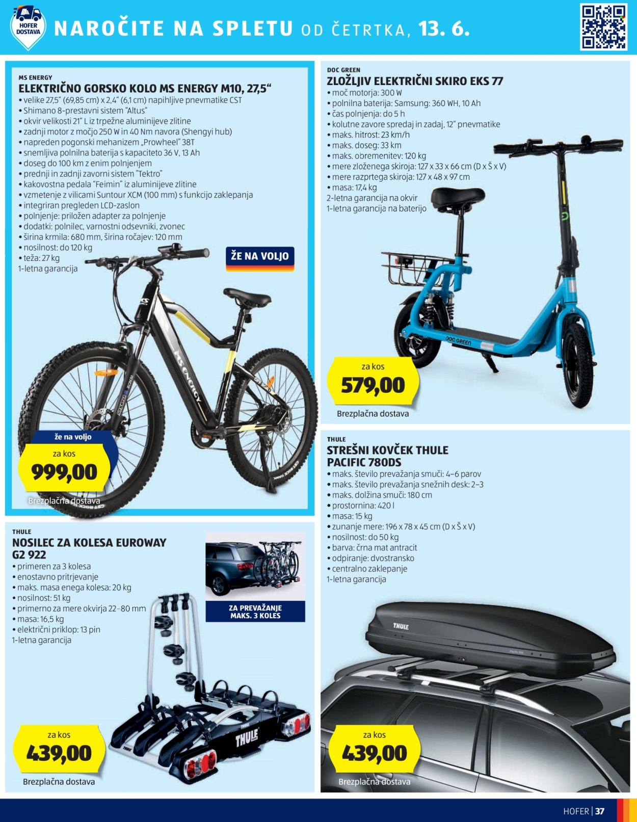 Hofer katalog - 6.6.2024 - 15.6.2024. Stran 37