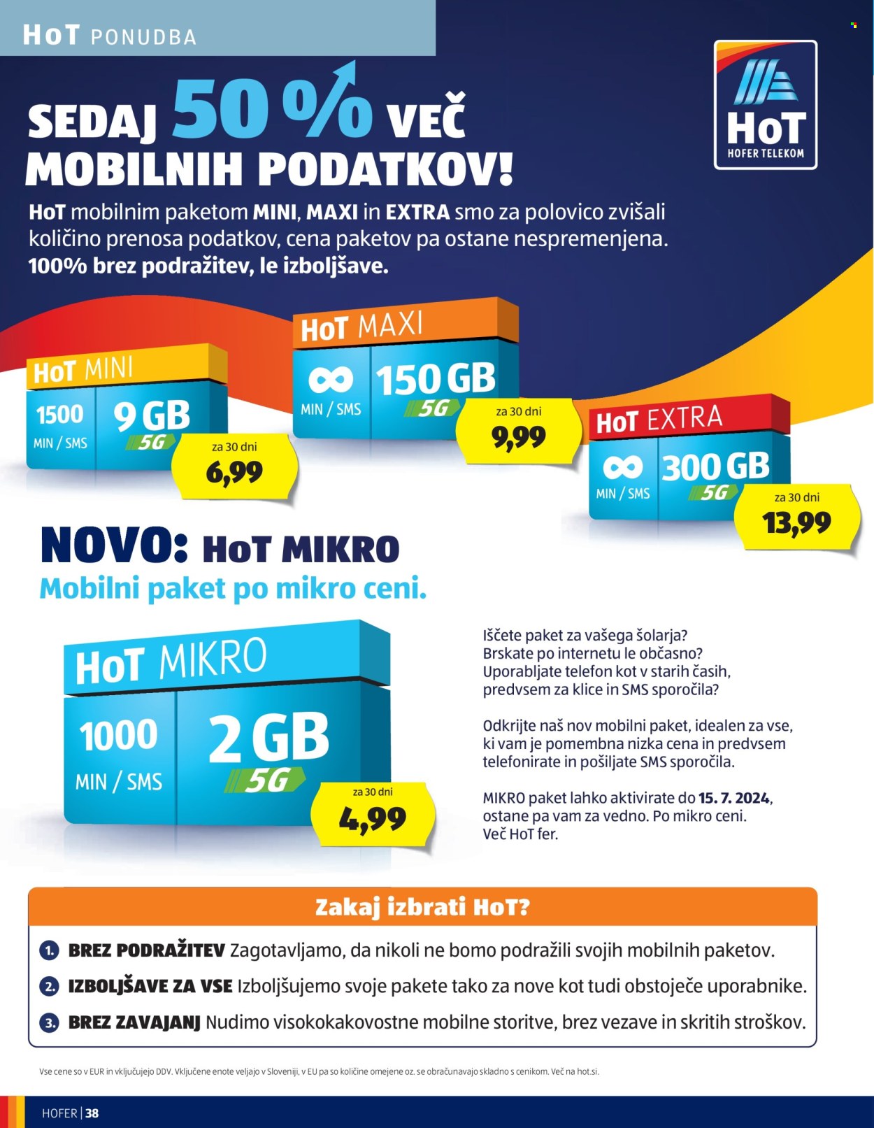 Hofer katalog - 6.6.2024 - 15.6.2024. Stran 38