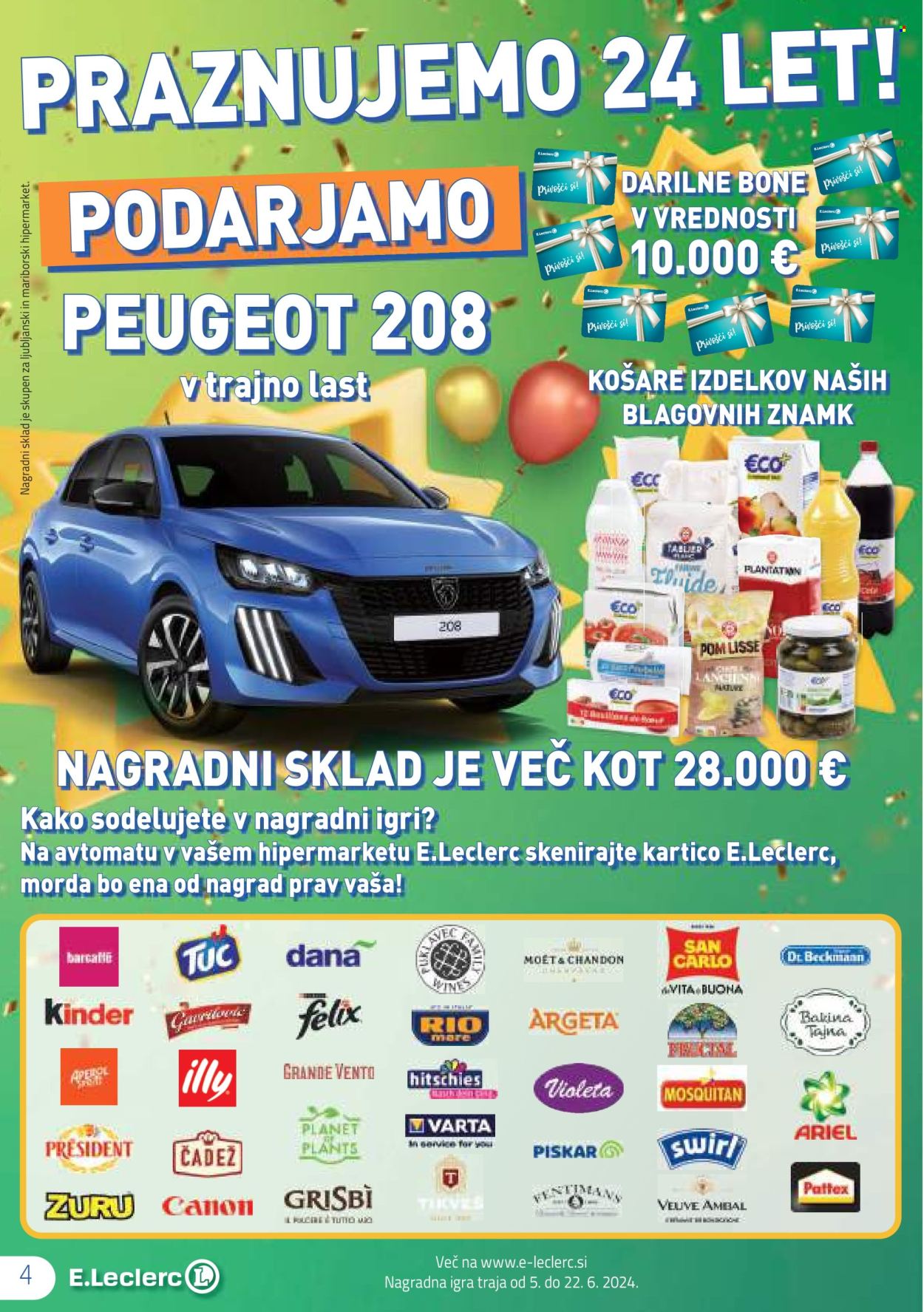 E.Leclerc katalog - 12.6.2024 - 22.6.2024. Stran 4