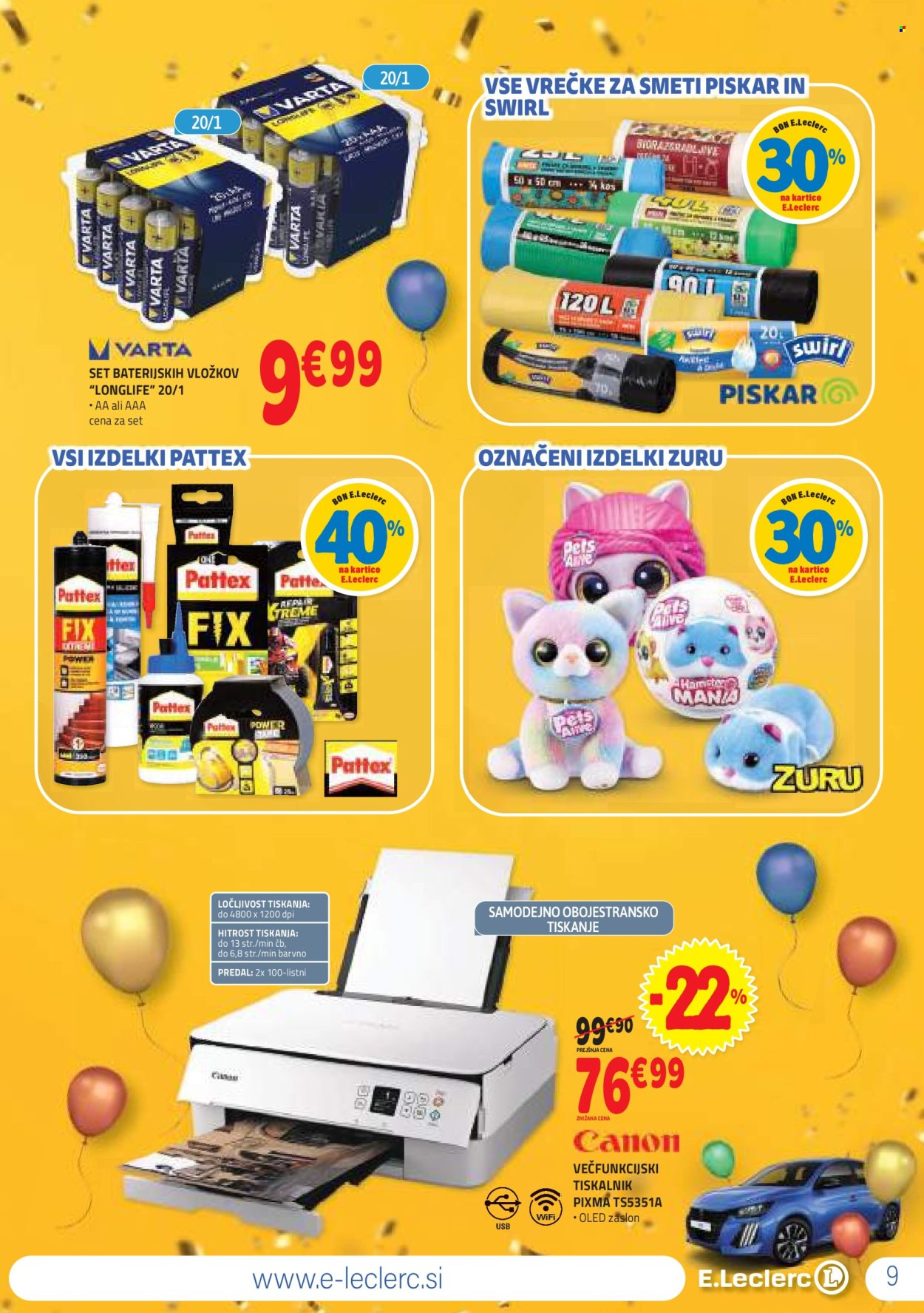 E.Leclerc katalog - 12.6.2024 - 22.6.2024. Stran 9