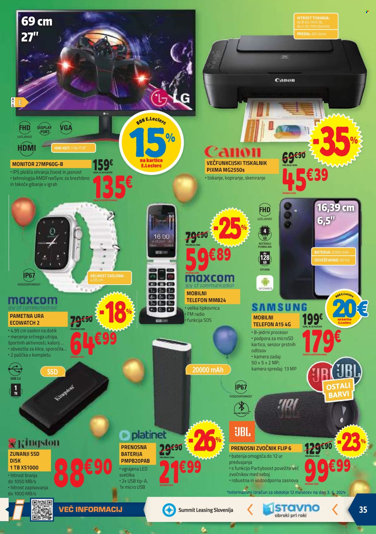 E.Leclerc katalog - 12.6.2024 - 22.6.2024. Stran 35