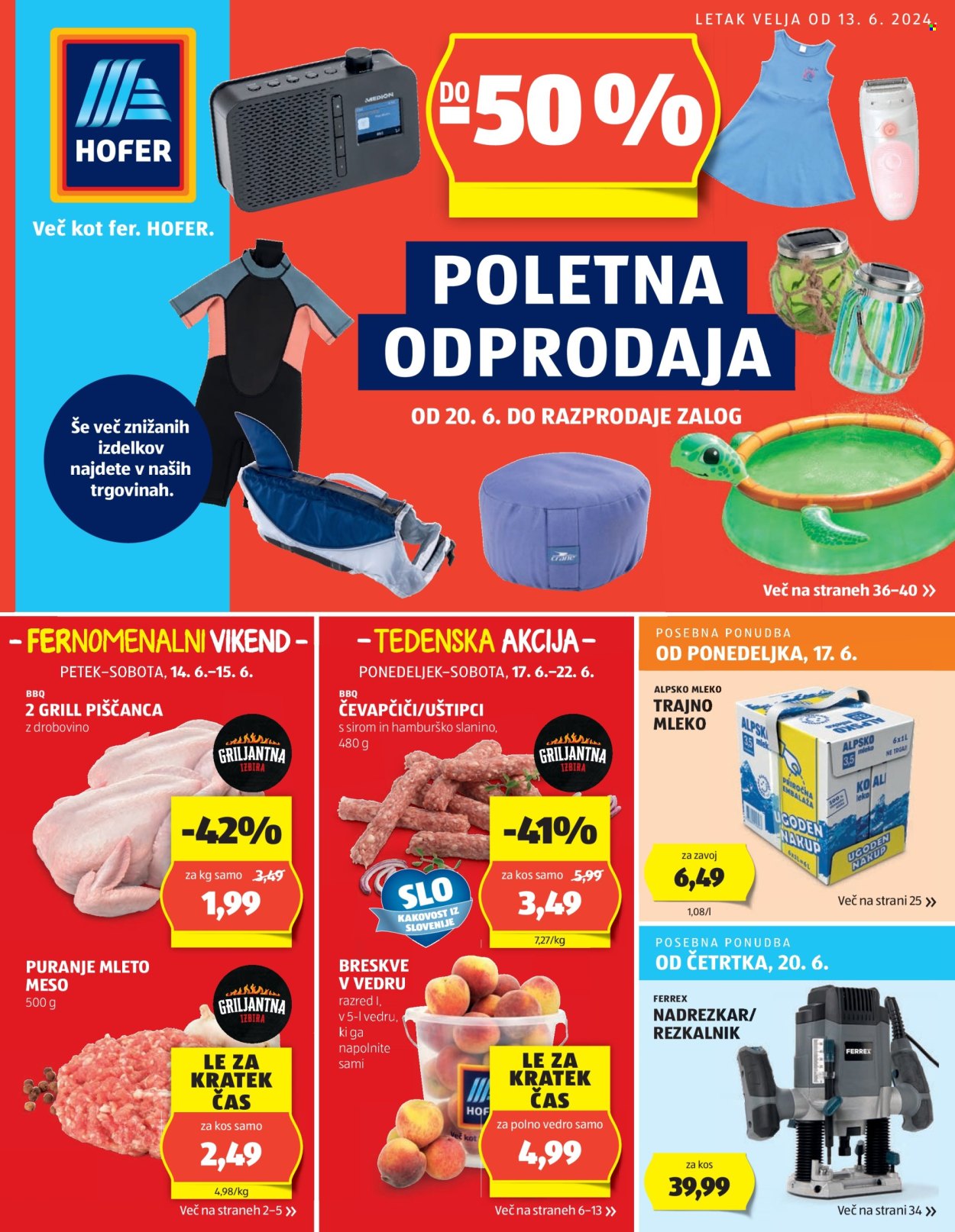 Hofer katalog - 13.6.2024 - 22.6.2024. Stran 1