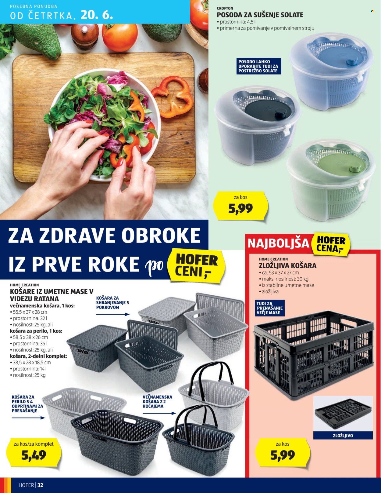 Hofer katalog - 13.6.2024 - 22.6.2024. Stran 32