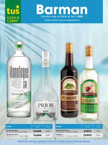 Tuš Cash & Carry katalog - 15.6.2024 - 14.7.2024.