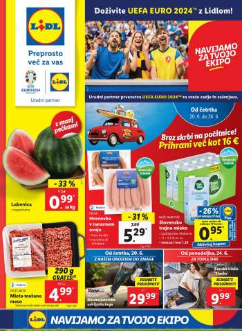 Lidl katalog - 20.6.2024 - 26.6.2024.