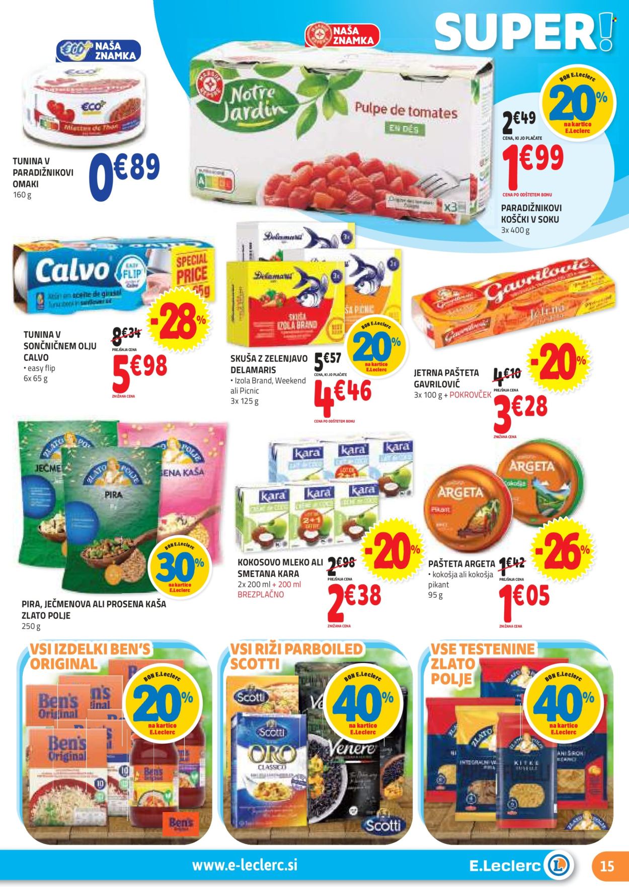 E.Leclerc katalog - 19.6.2024 - 29.6.2024. Stran 15