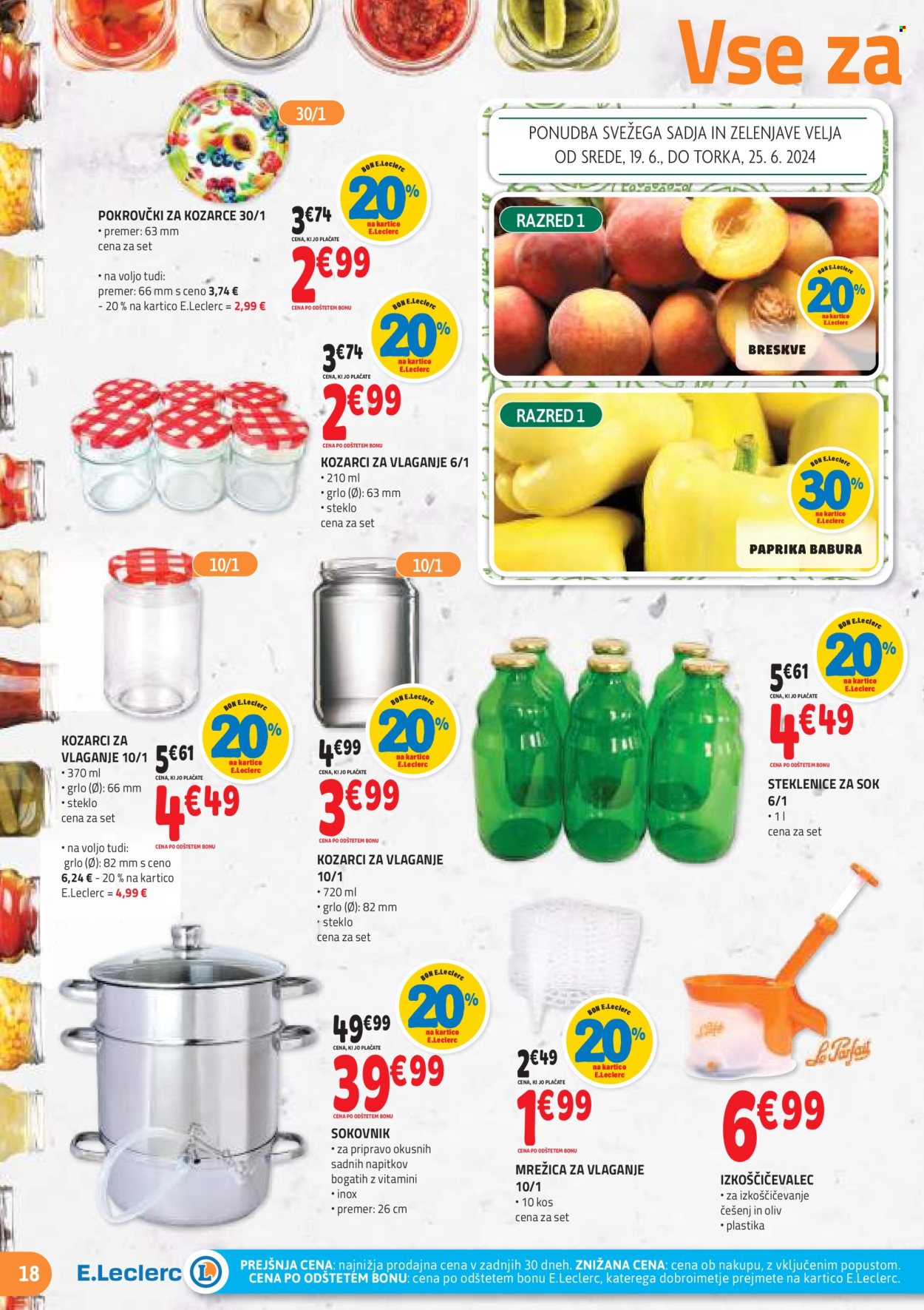 E.Leclerc katalog - 19.6.2024 - 29.6.2024. Stran 18