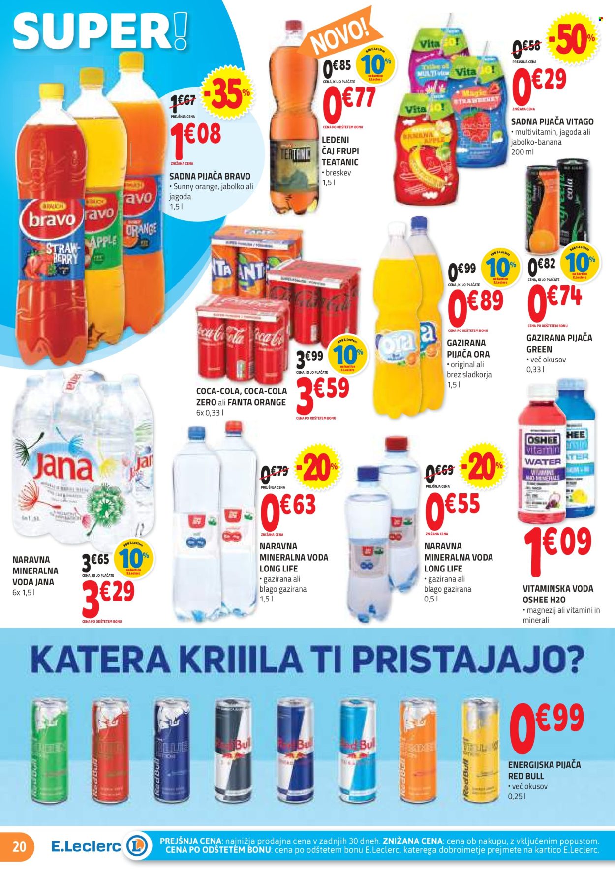 E.Leclerc katalog - 19.6.2024 - 29.6.2024. Stran 20
