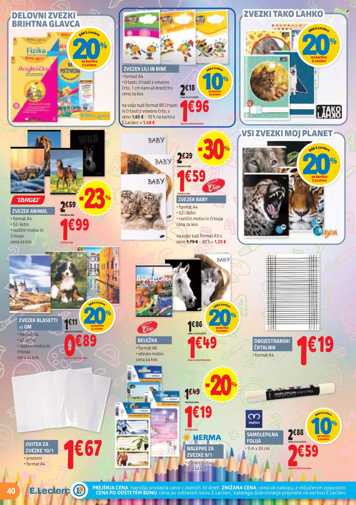 E.Leclerc katalog - 19.6.2024 - 29.6.2024. Stran 40