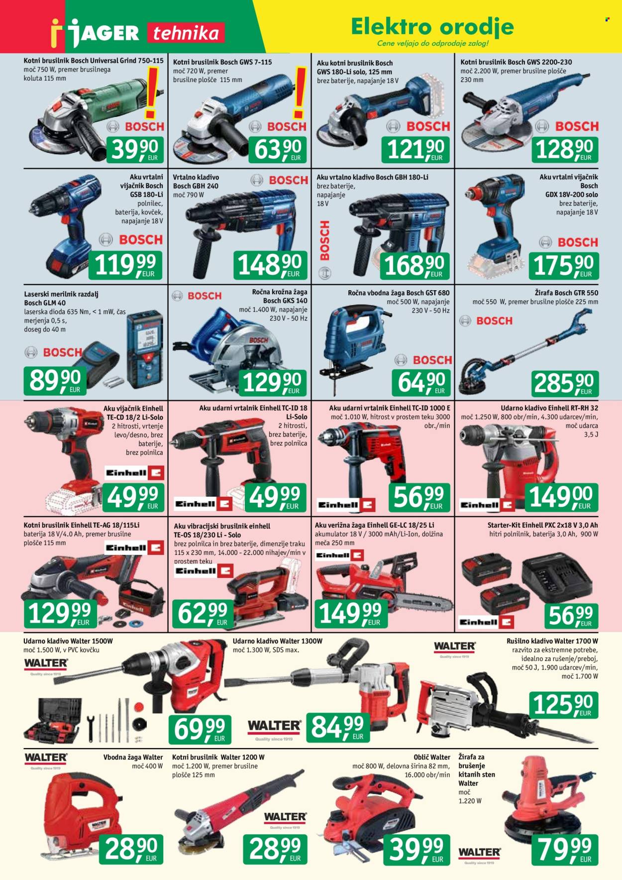 JAGER katalog. Stran 1