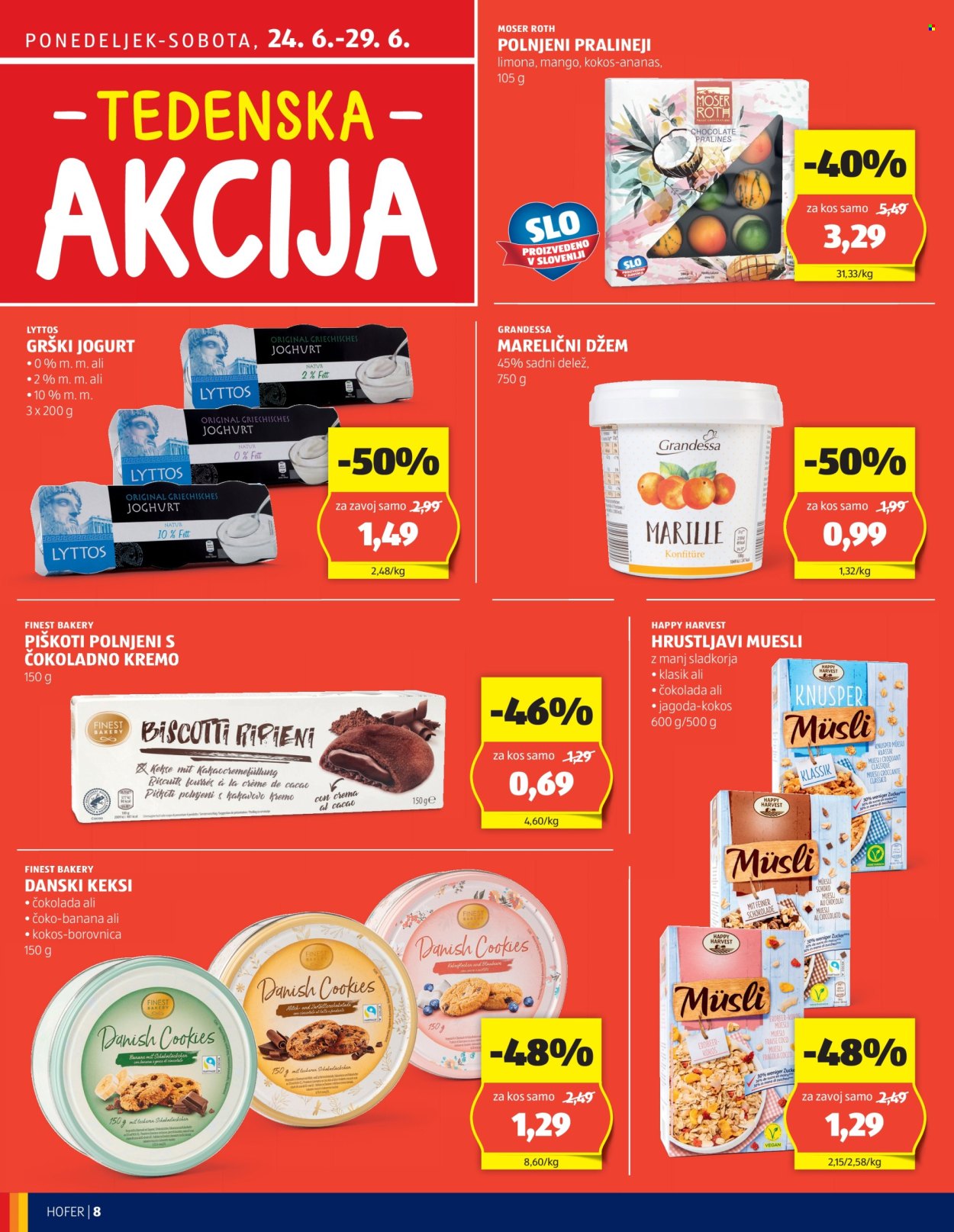 Hofer katalog - 20.6.2024 - 29.6.2024. Stran 8