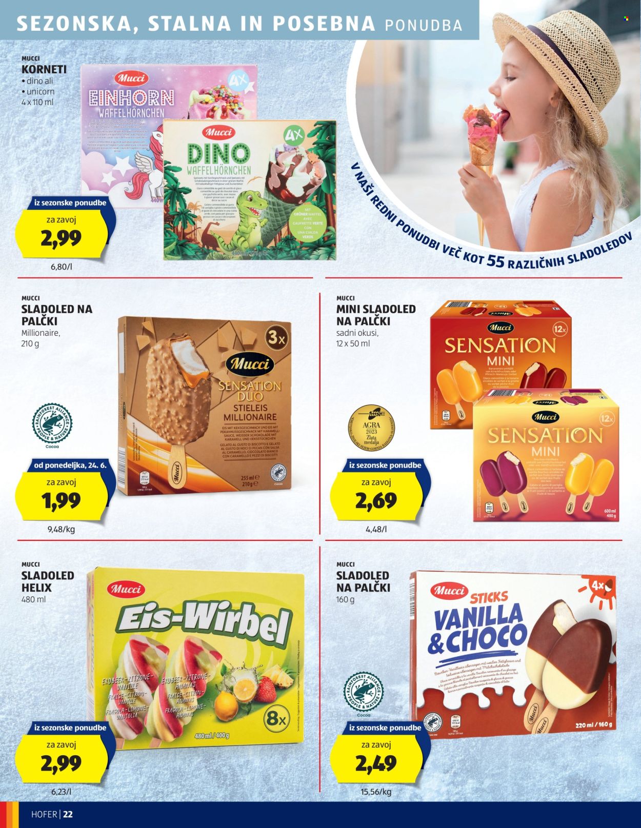 Hofer katalog - 20.6.2024 - 29.6.2024. Stran 22