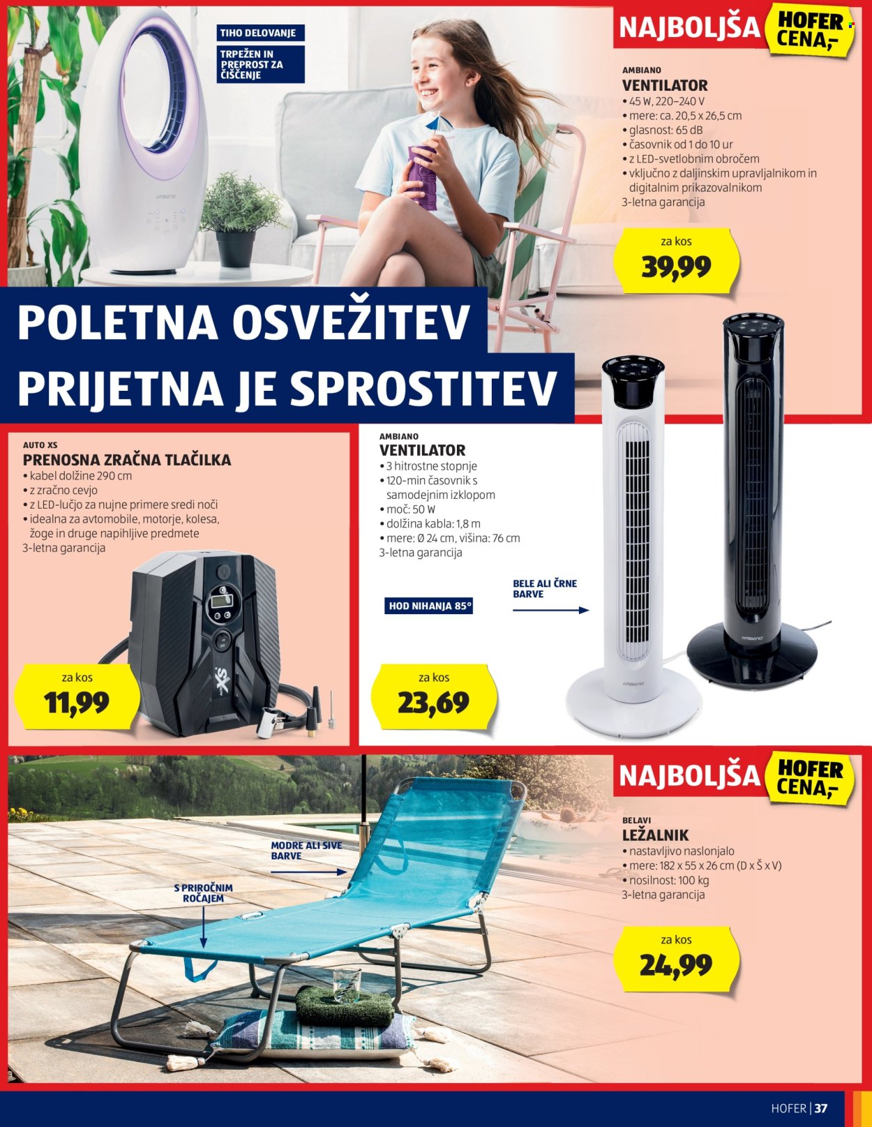 Hofer katalog - 20.6.2024 - 29.6.2024. Stran 37