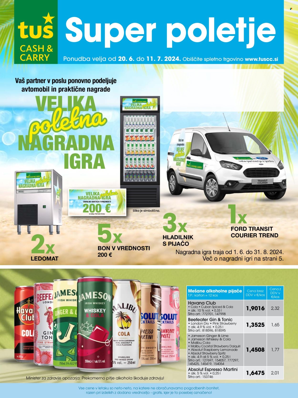 Tuš Cash & Carry katalog - 20.6.2024 - 11.7.2024. Stran 1