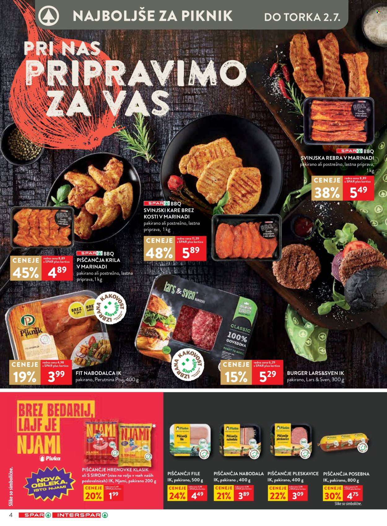 SPAR katalog - 26.6.2024 - 9.7.2024. Stran 4