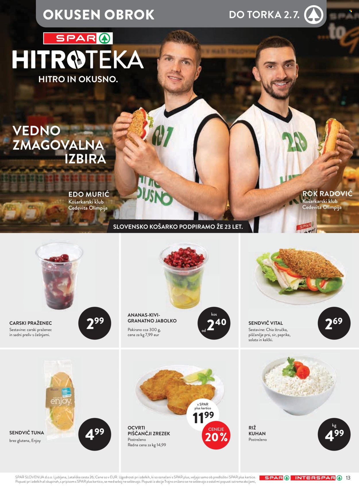SPAR katalog - 26.6.2024 - 9.7.2024. Stran 13
