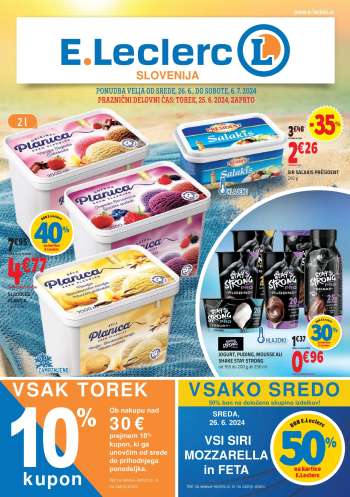 E.Leclerc katalog - 26.6.2024 - 6.7.2024.
