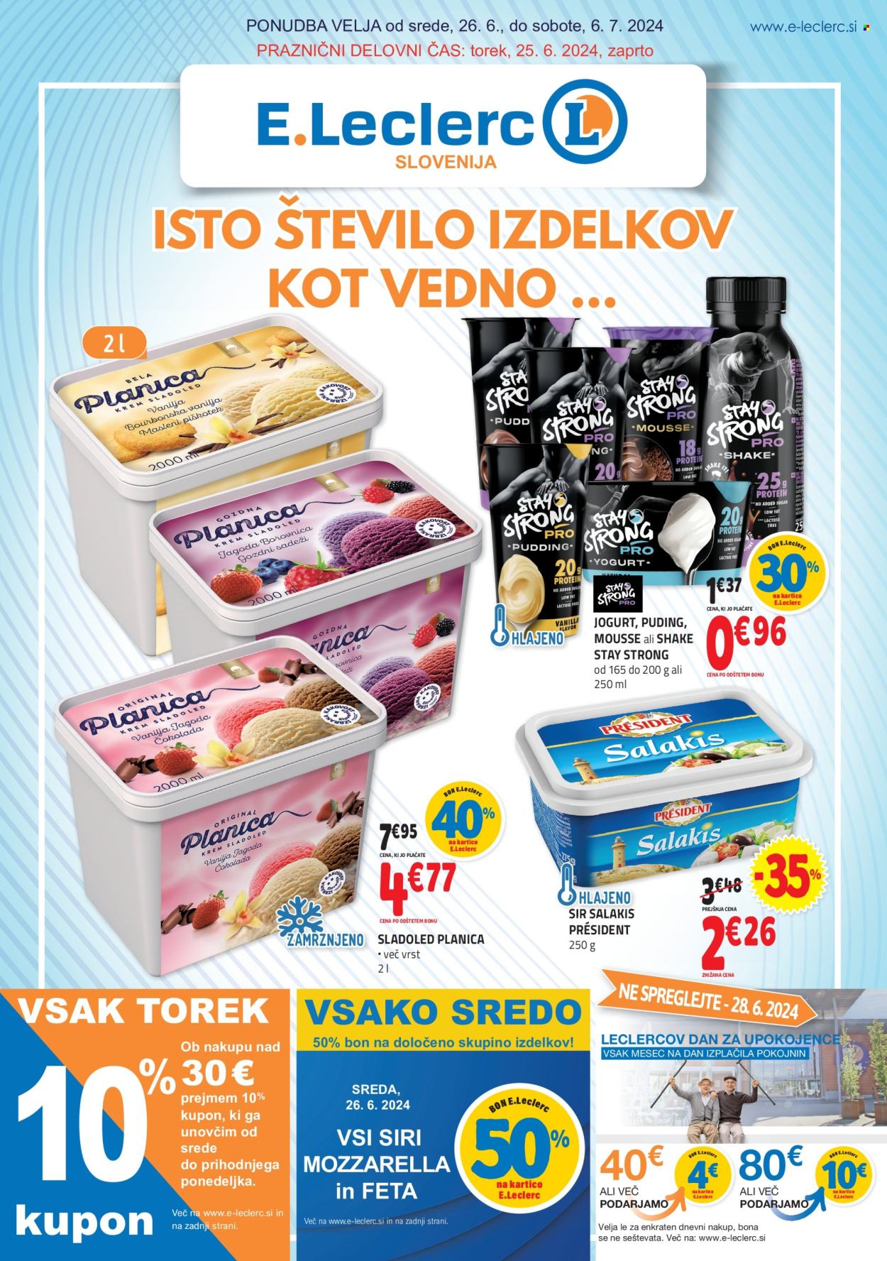 E.Leclerc katalog - 26.6.2024 - 6.7.2024. Stran 1