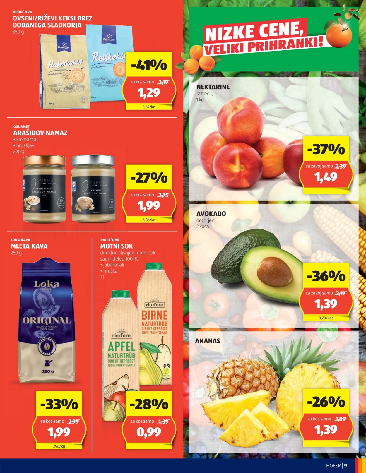 Hofer katalog - 27.6.2024 - 6.7.2024. Stran 9