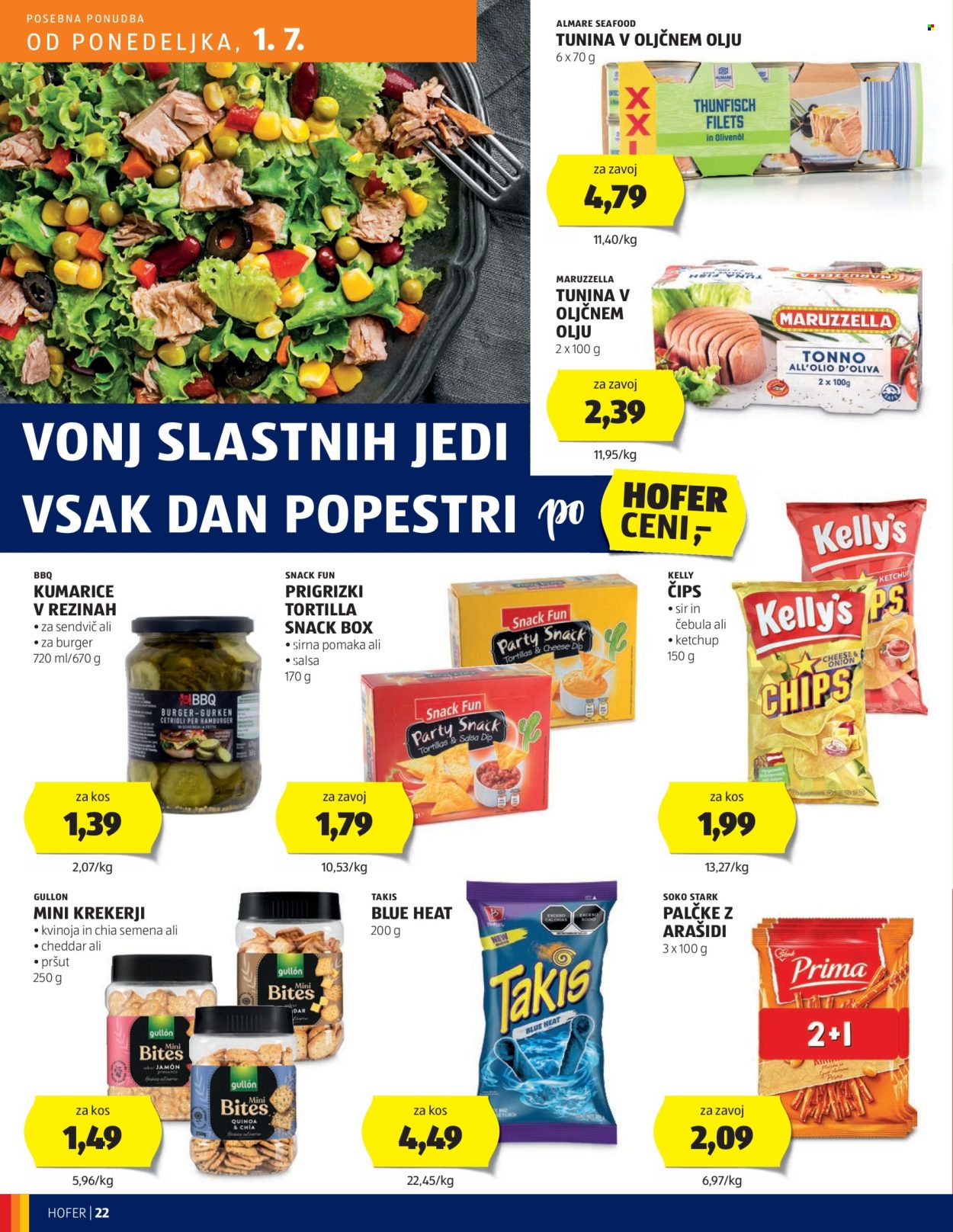 Hofer katalog - 27.6.2024 - 6.7.2024. Stran 22