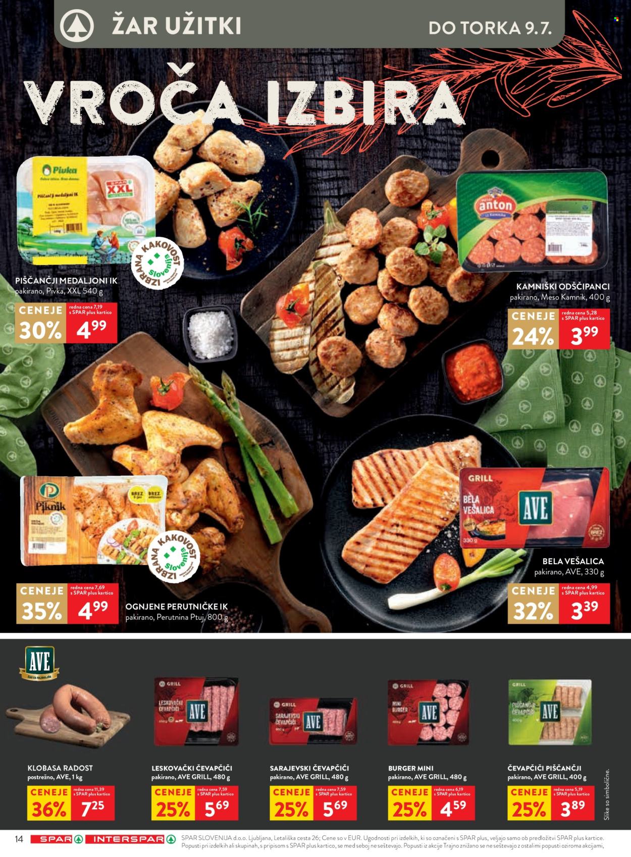 SPAR katalog - 3.7.2024 - 16.7.2024. Stran 14
