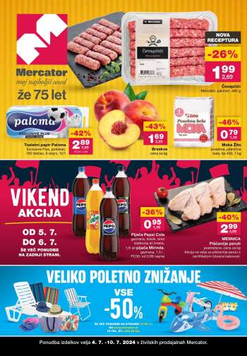 Mercator katalog - 4.7.2024 - 10.7.2024.
