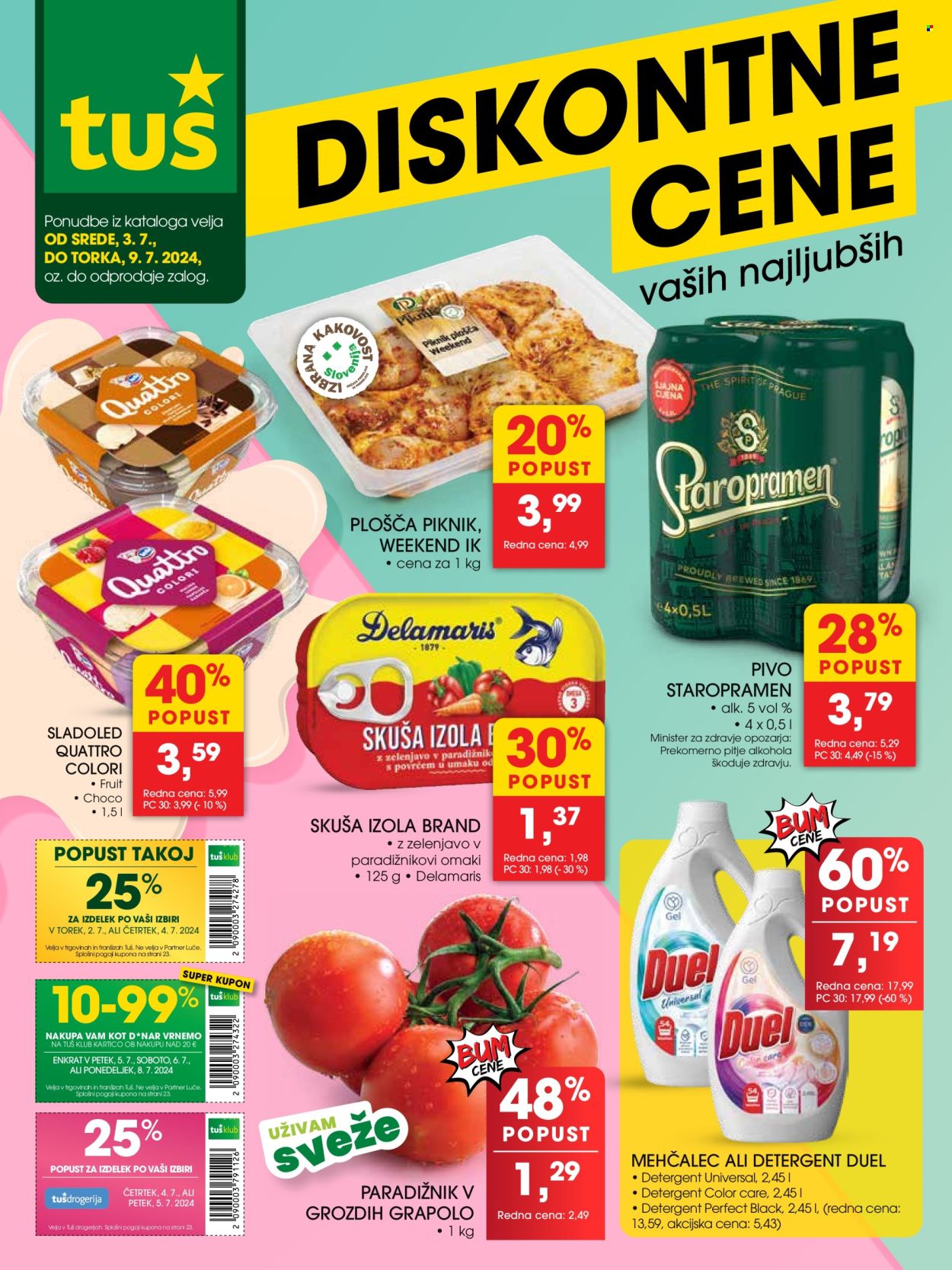Tuš katalog - 3.7.2024 - 9.7.2024. Stran 1