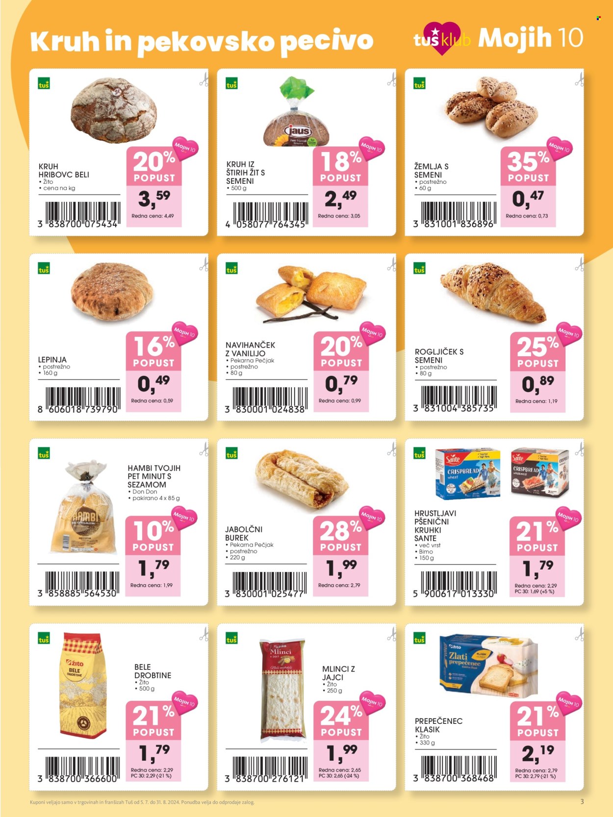 Tuš katalog - 5.7.2024 - 31.8.2024. Stran 3