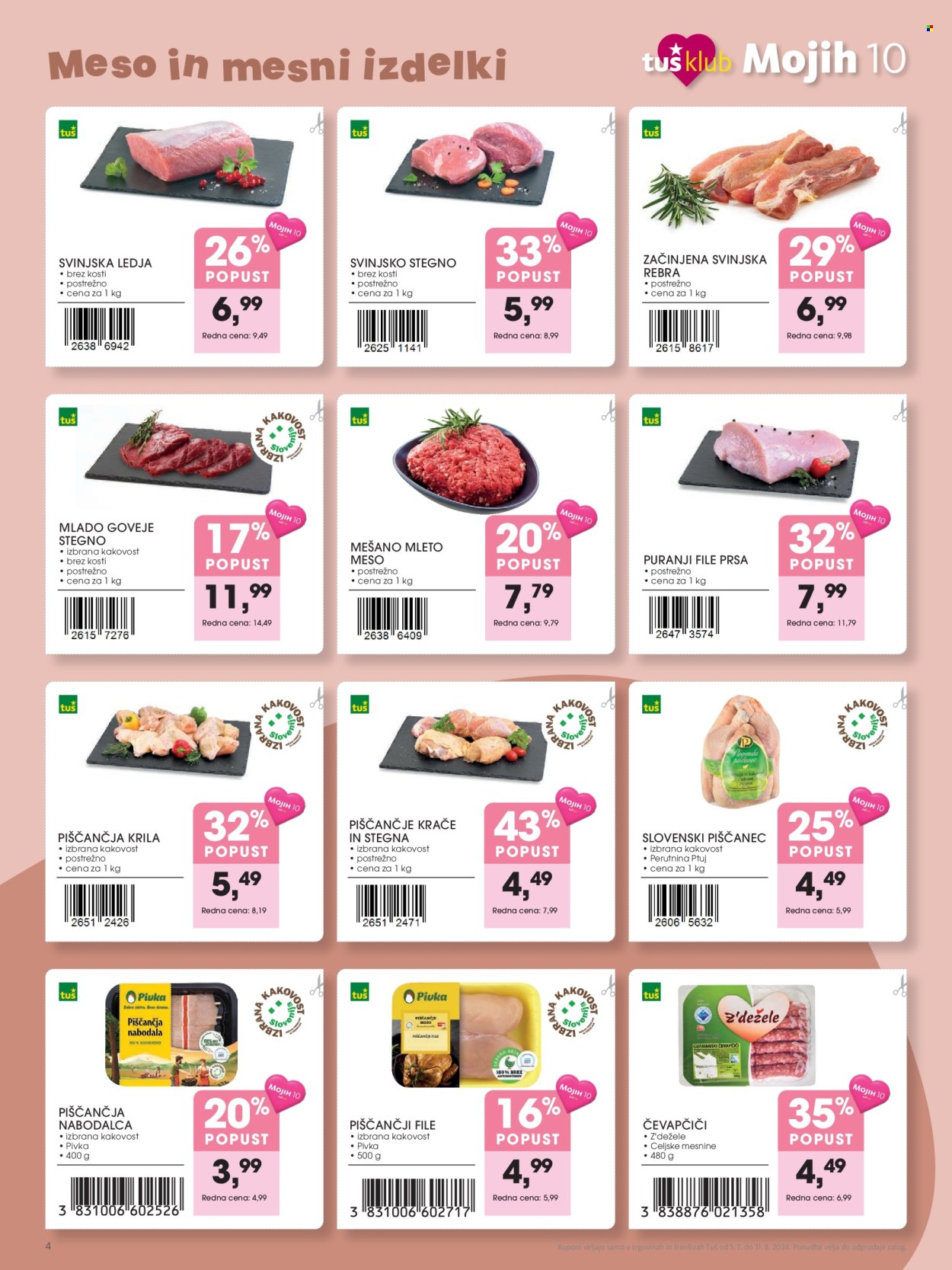 Tuš katalog - 5.7.2024 - 31.8.2024. Stran 4
