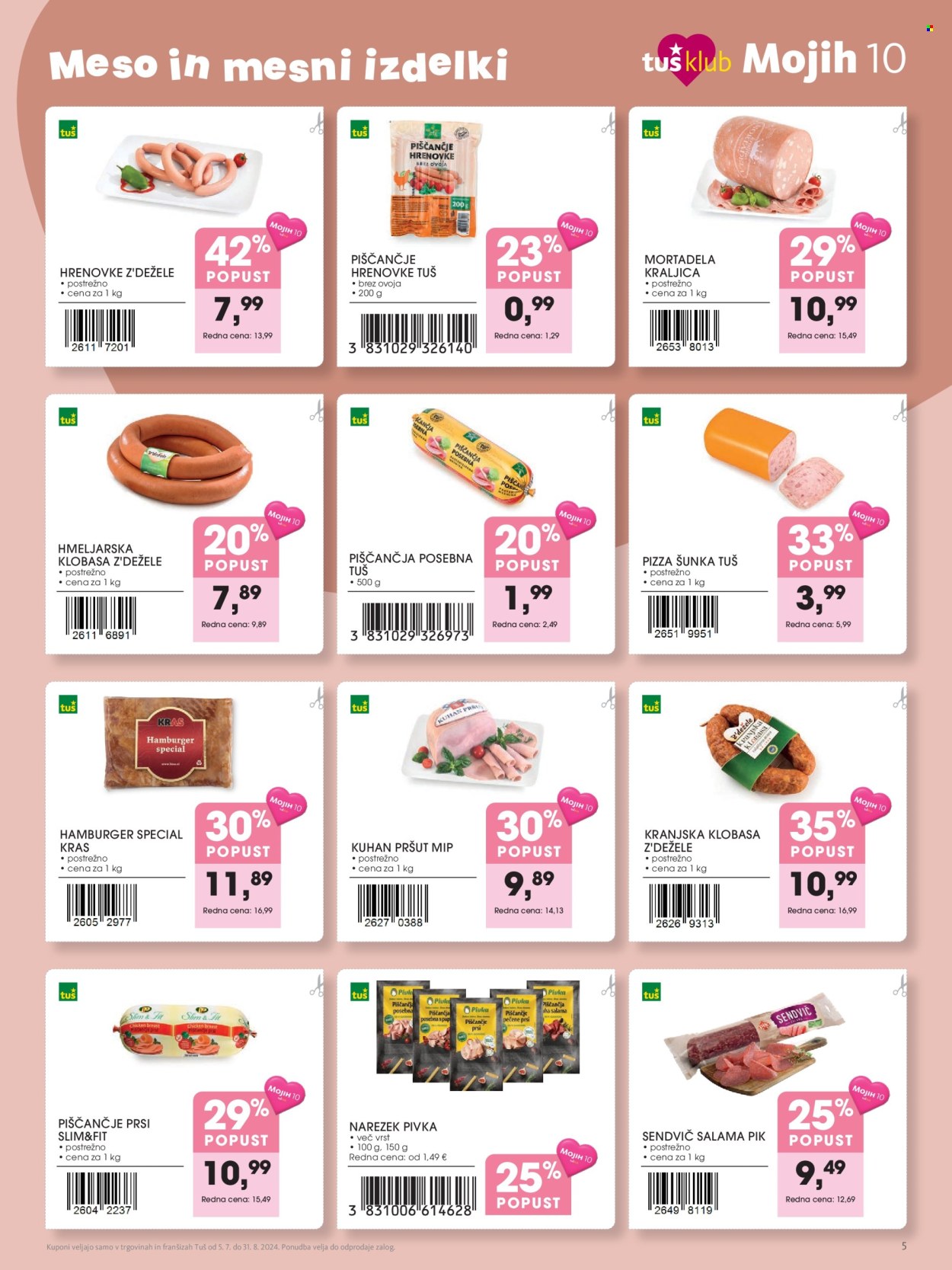 Tuš katalog - 5.7.2024 - 31.8.2024. Stran 5