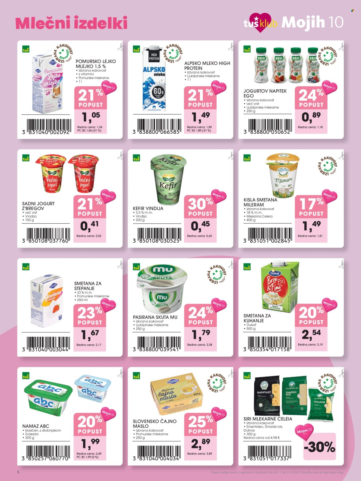 Tuš katalog - 5.7.2024 - 31.8.2024. Stran 6
