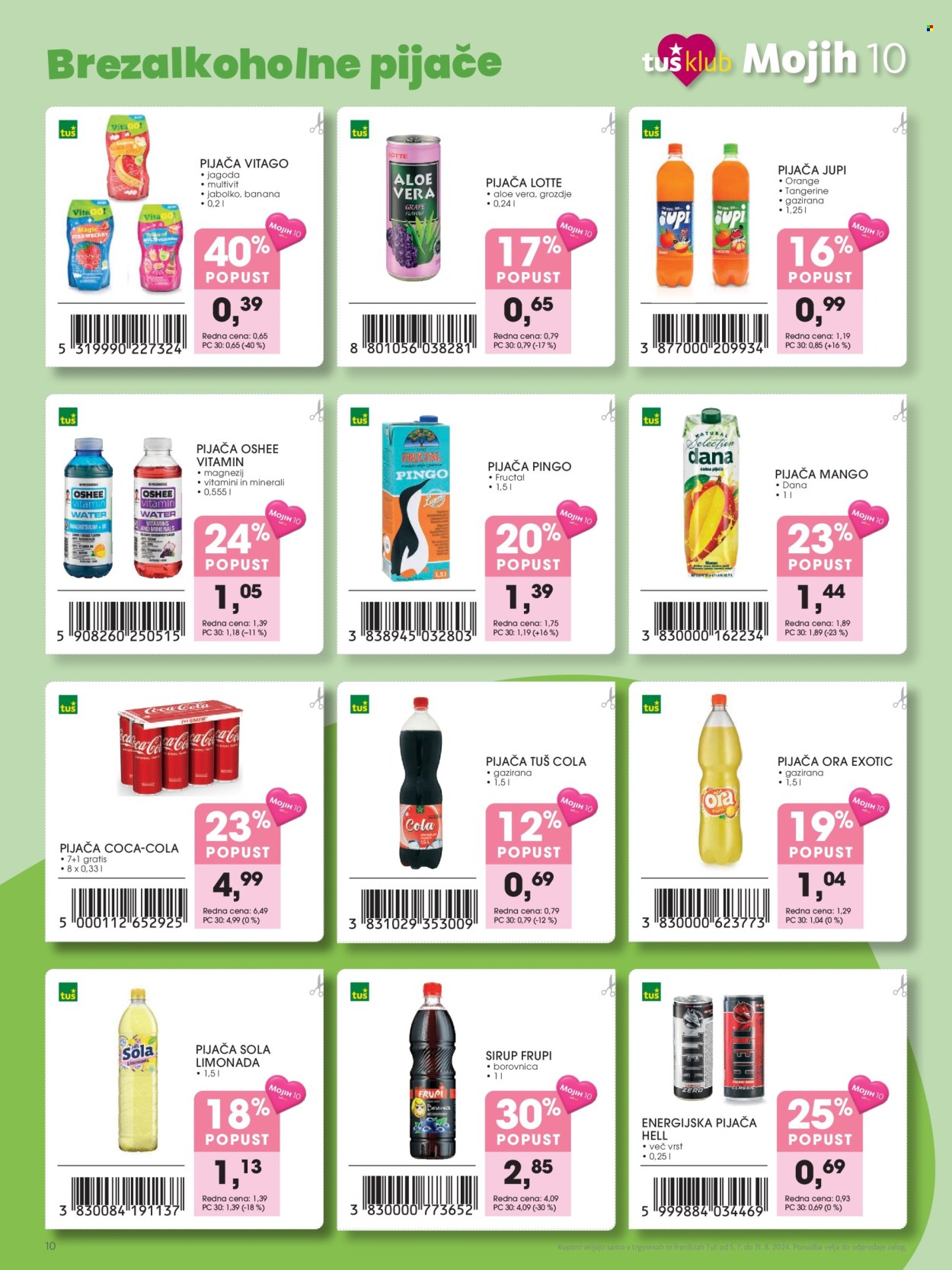 Tuš katalog - 5.7.2024 - 31.8.2024. Stran 10