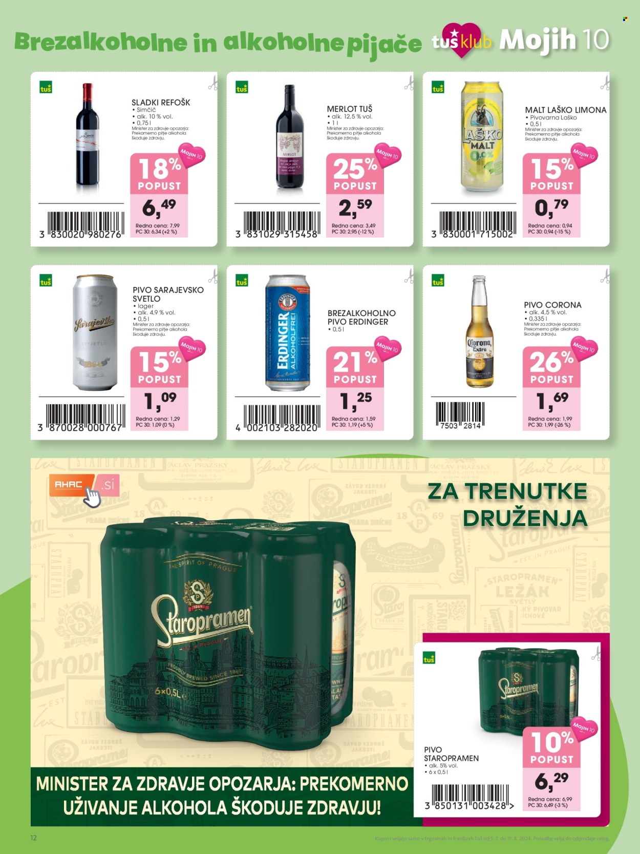 Tuš katalog - 5.7.2024 - 31.8.2024. Stran 12
