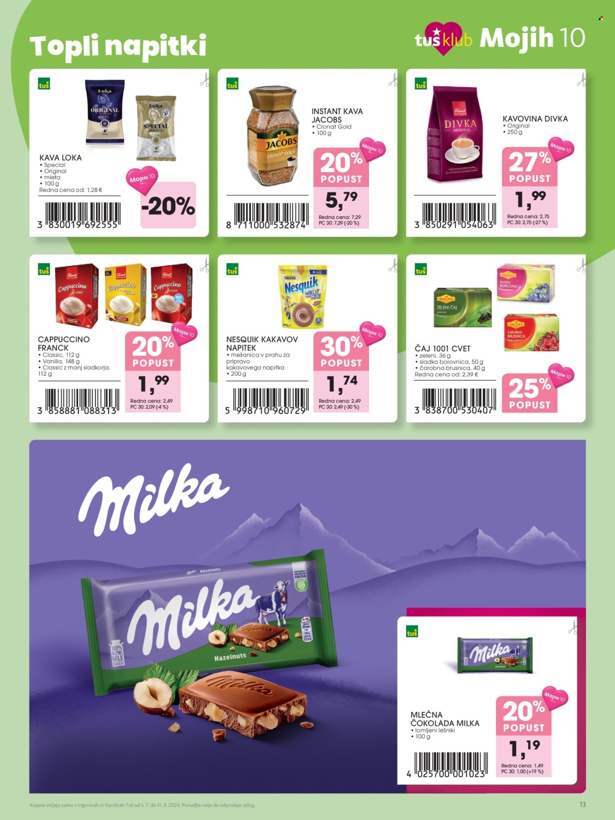 Tuš katalog - 5.7.2024 - 31.8.2024. Stran 13