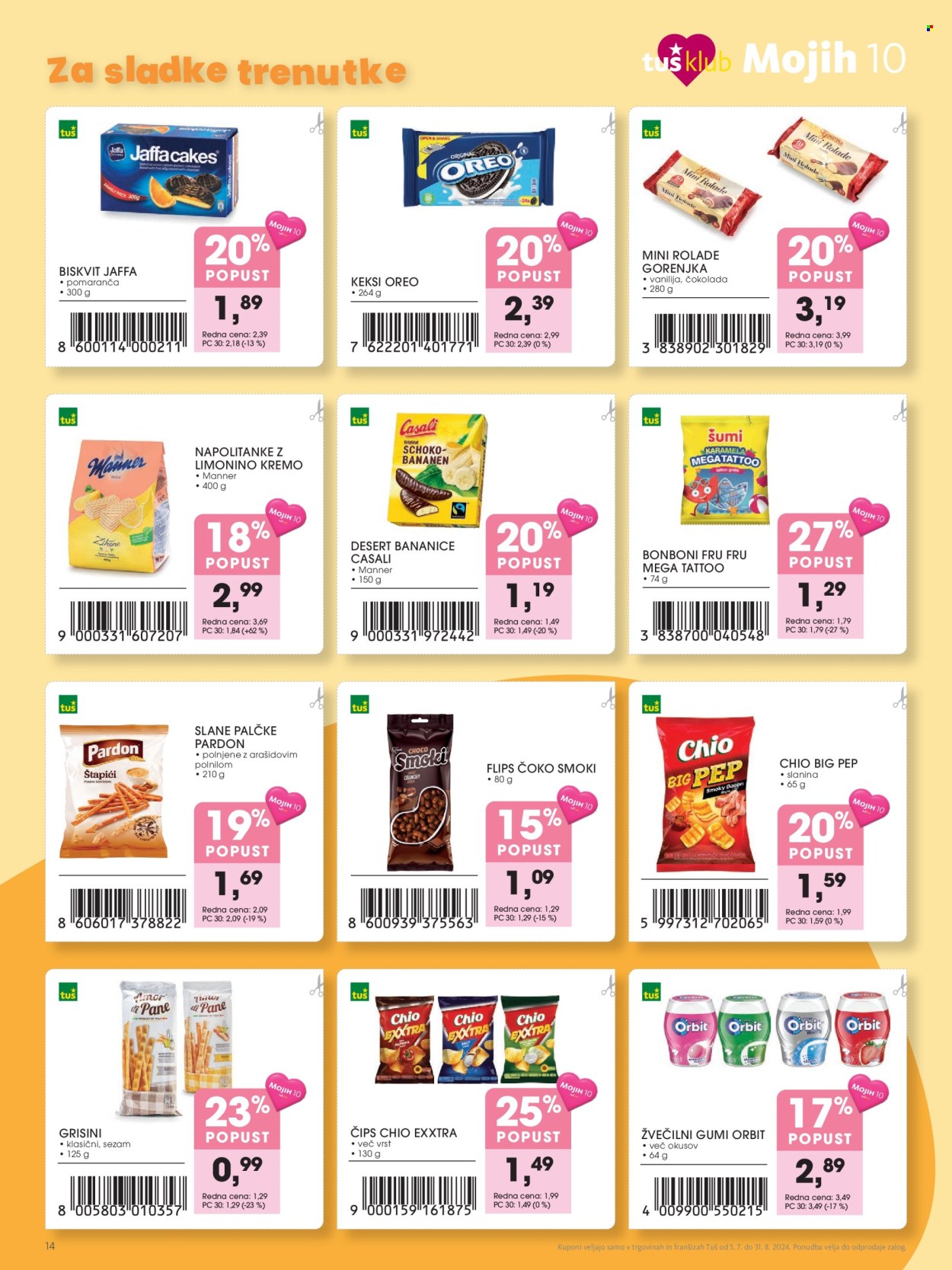 Tuš katalog - 5.7.2024 - 31.8.2024. Stran 14
