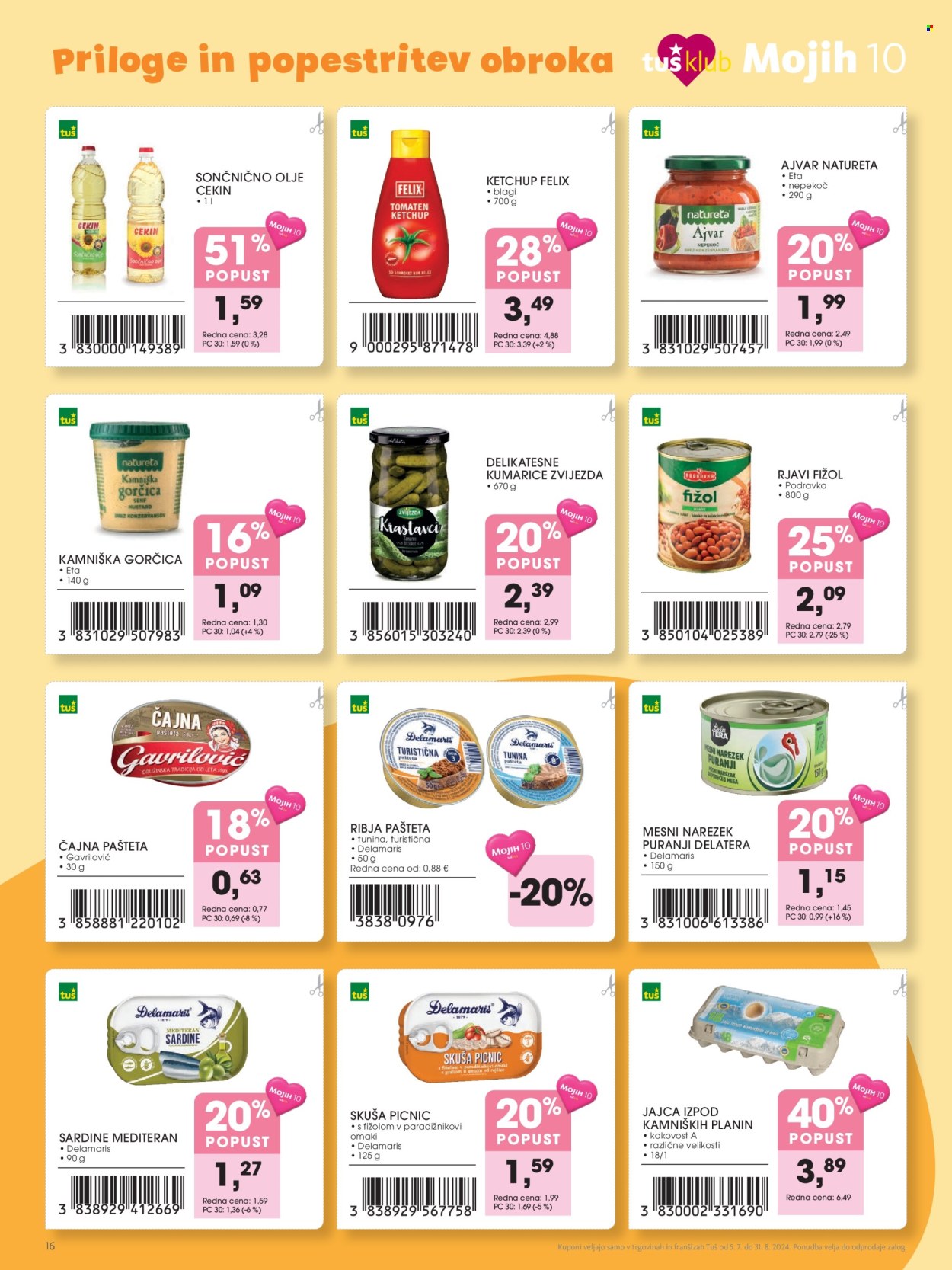 Tuš katalog - 5.7.2024 - 31.8.2024. Stran 16