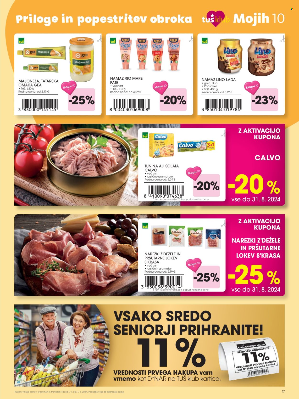 Tuš katalog - 5.7.2024 - 31.8.2024. Stran 17